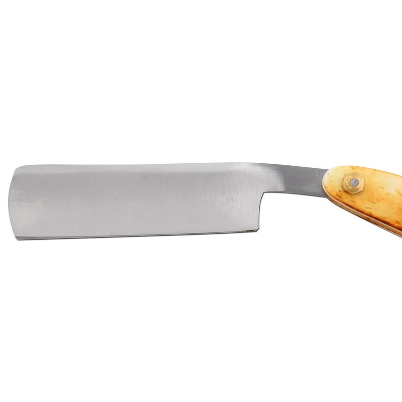 Old Ram Straight Razor | Straight Edge-Razor Red Wood & Bone Handle- Sharp | High Hardness Stainless Steel Cutthroat Straight Edge Blade | Barber Razor (219) - Image 3